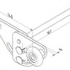 Tandemrulle, 12mm axel, kraftig konstruktion