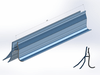 Compact zijafdichting, L=2500mm