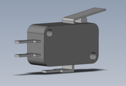 Microswitch for locking device