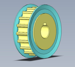 Pulley HTD 8M  Z18