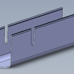 Habillage alu 108 760 mm