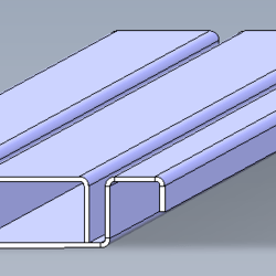 Rail guidage TC TSA type P-1