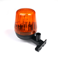 Blinkande orange LED-ljus